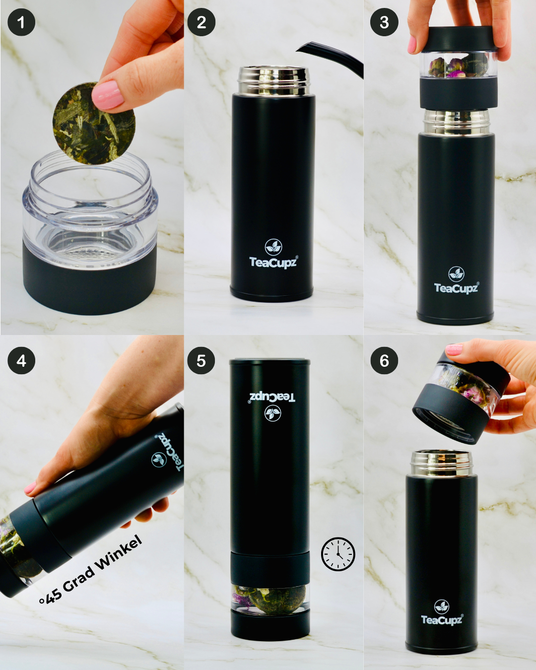 Starter-Set Duo | Weiß (Glas) – Perfekter Start in dein Tee-Ritual