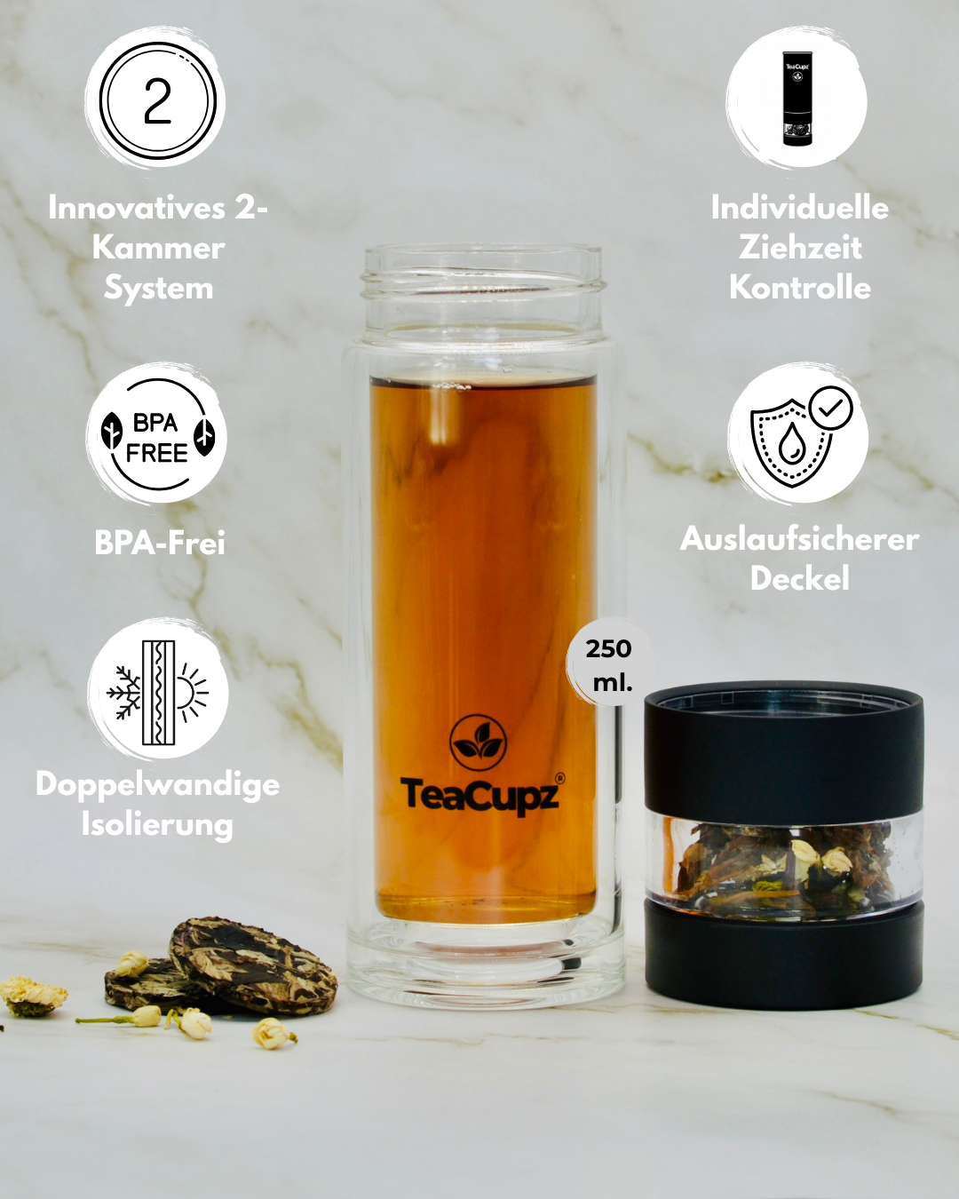 Starter-Set Duo | Schwarz (Glas)