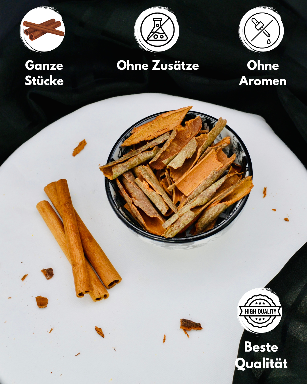 Zimt (Cassia) | mit intensivem Geschmack