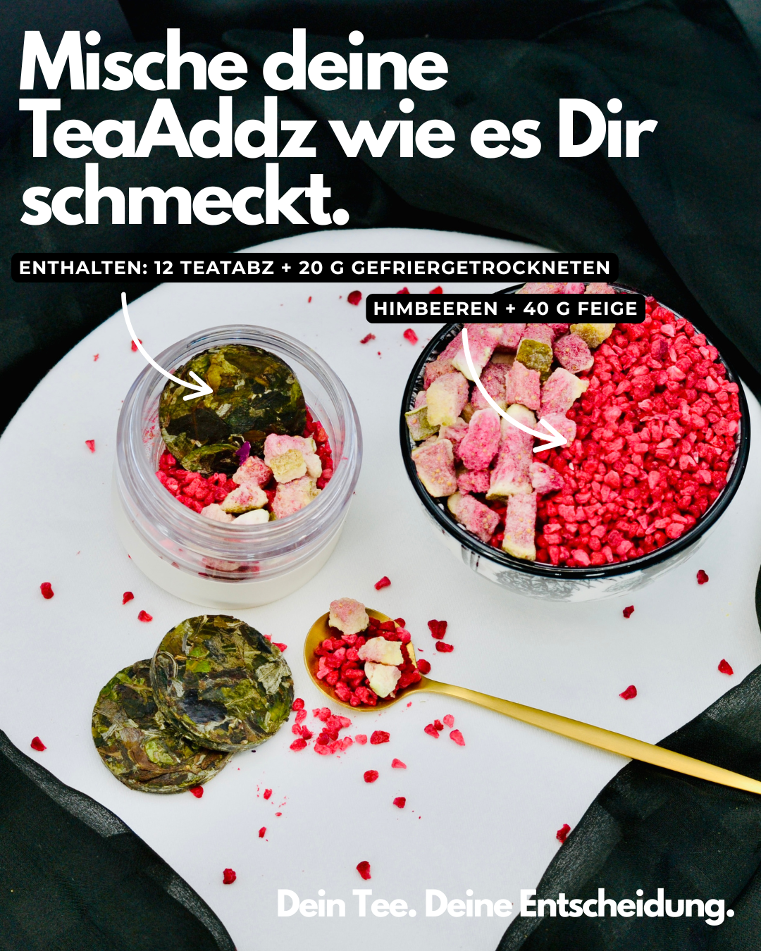 Weißer Tee | mit Himbeere & Feige