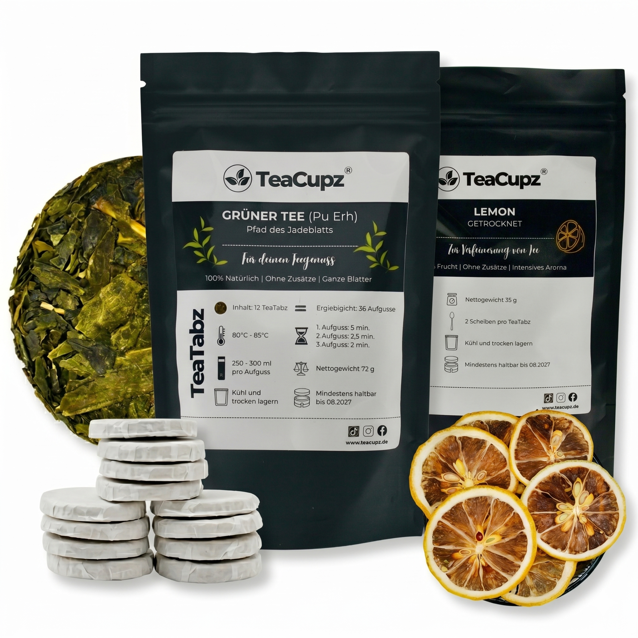 Grüner Tee (Pu Erh) | mit Lemon