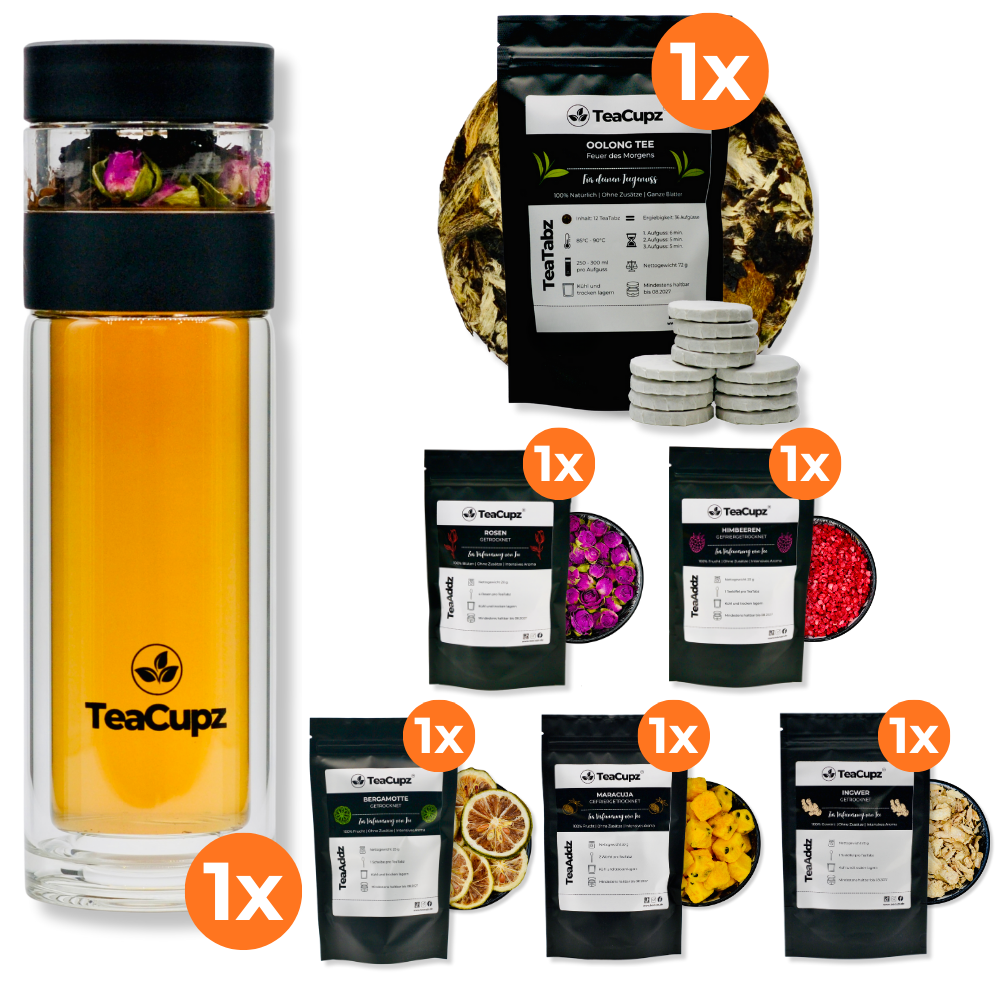 Starter-Set Oolong | Schwarz (Glas)