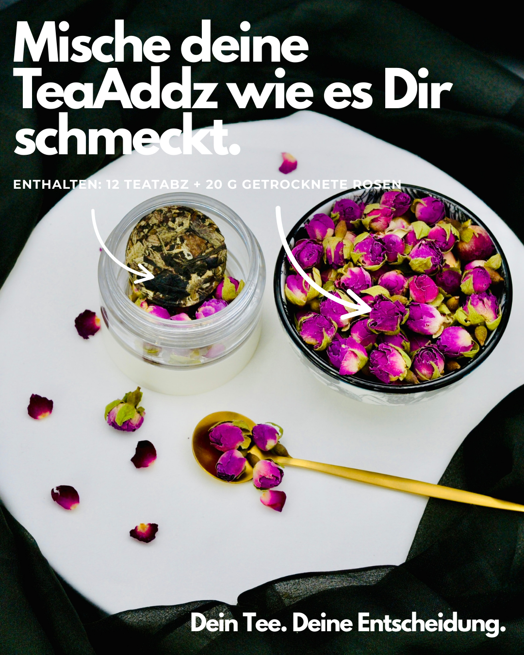 Oolong Tee | mit Rosen