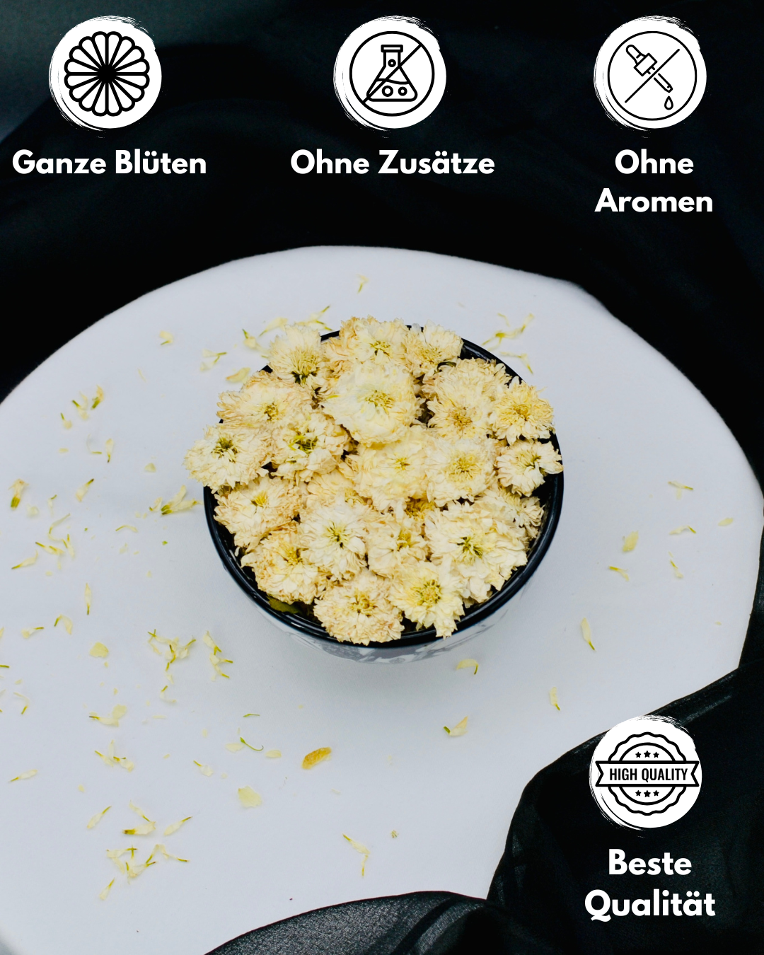 Chrysanthemen (getrocknet) | mit intensivem Geschmack