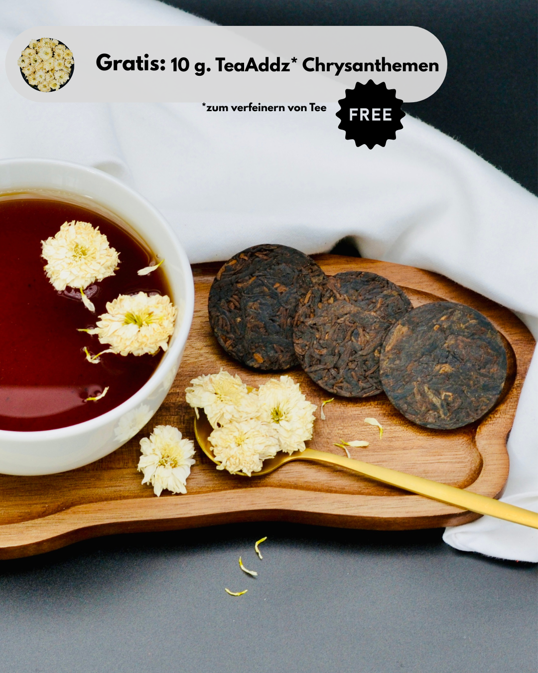 Pu Erh Tee | mit Chrysanthemen