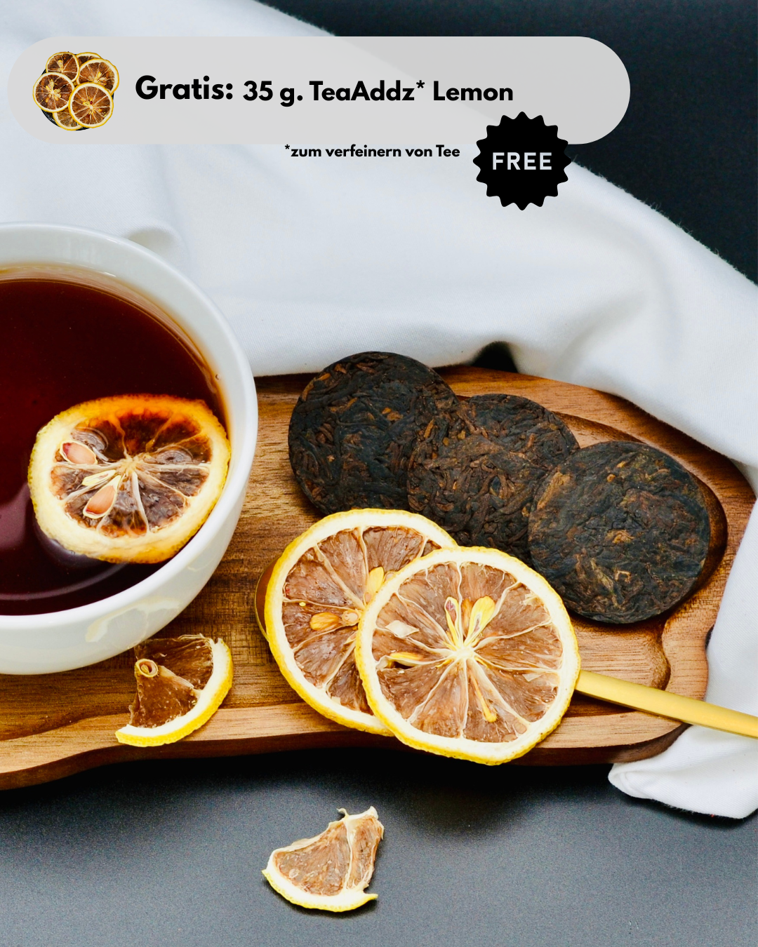 Pu Erh Tee | mit Lemon