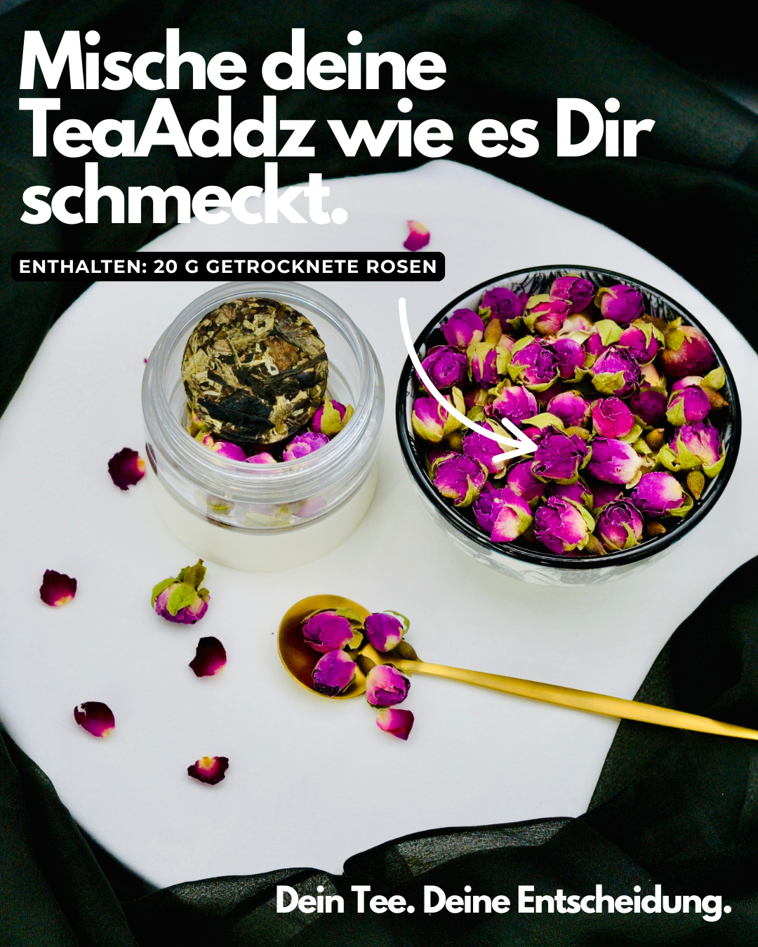 Rosen (getrocknet) | mit intensivem Rosenduft